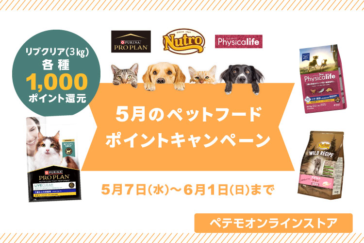 5月のフードポイントキャンペーン